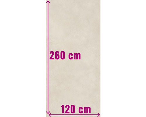 XXL Feinsteinzeug Wand- und Bodenfliese Fresh Ivory Pulido 120x260 cm-0