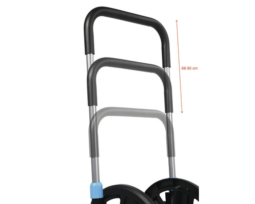 Verstellbarer Griff eines Transportwagens, 68 bis 90 Zentimeter