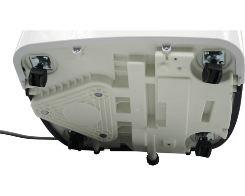 Unterseite eines Geräts mit Rollen zur einfachen Bewegung