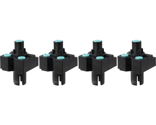 Vier Bewässerungsmodule für Topfpflanzen