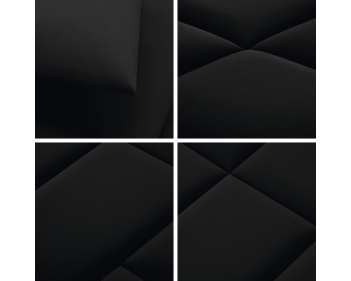 Nahaufnahme von gestepptem Stoff