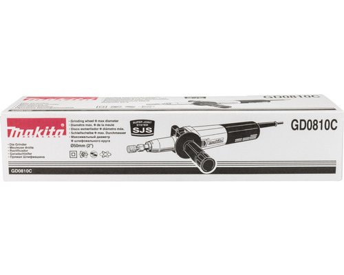 Makita Geradschleifer GD0810C im Karton