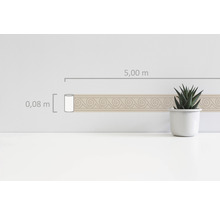 Bordüre mit Mäandermuster, 5,00 m lang und 0,08 m breit