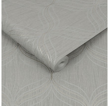 Vliestapete 112659 Opulence Optical Geo silber