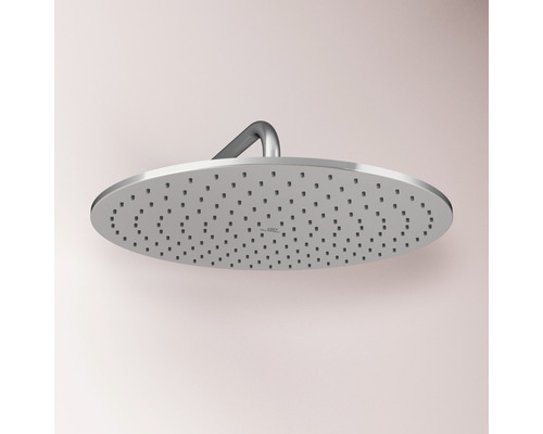 Runde Kopfbrause aus Metall mit Brausearm