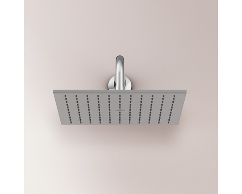 Quadratischer Duschkopf aus Metall