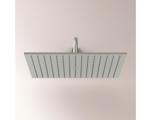 Quadratischer Duschkopf zur Badinstallation