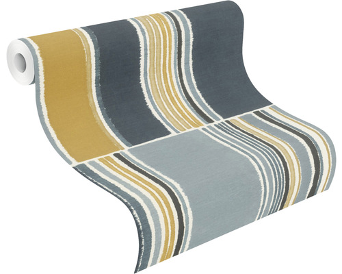 Tapetenrolle mit Streifenmuster