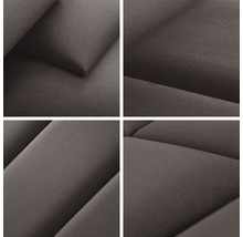 Wandkissen Fancy taupe Gewebte-Optik 30 x 30 cm-thumb-3