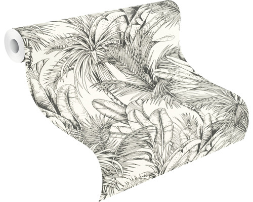 Tapetenrolle mit tropischem Pflanzenmuster