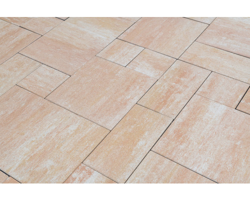 Verlegte Pflastersteine für den Außenbereich