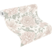 Tapetenrolle mit Blumenmuster