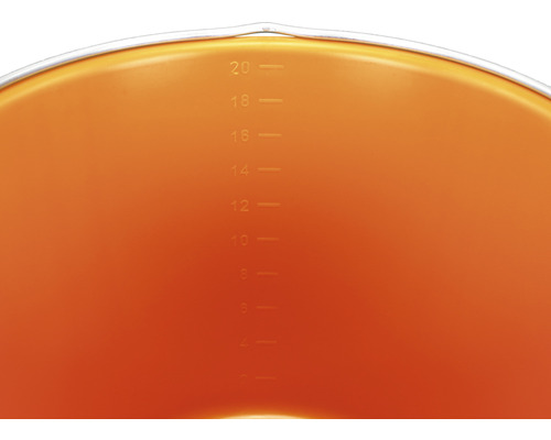 Detailansicht des Füllstandsanzeigers mit Messskala