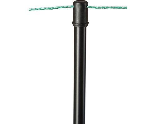 Absperrpfosten mit Seil zur Kennzeichnung von Bereichen
