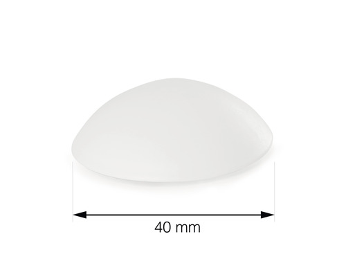 Tarrox Türpuffer selbstklebend weiß Ø 40x10 mm 2 Stück