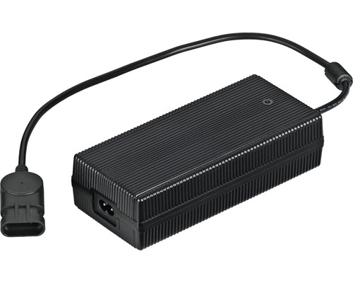 Schwarzes Ladegerät mit Kabel