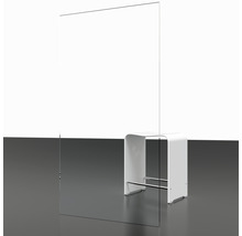 Duschtür mit Seitenwand SCHULTE ExpressPlus TouraPlus 120 x 80 cm Profilfarbe schwarz Klarglas mit Schmutzabweisende Glasbeschichtung-thumb-4