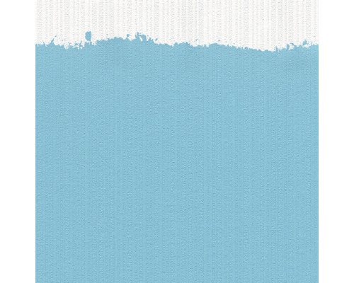 Hellblaue Farbe auf einem strukturierten Untergrund.