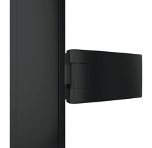 Duschtür in Nische SCHULTE ExpressPlus TouraPlus 90 cm Profilfarbe schwarz Klarglas mit Schmutzabweisende Glasbeschichtung-thumb-6