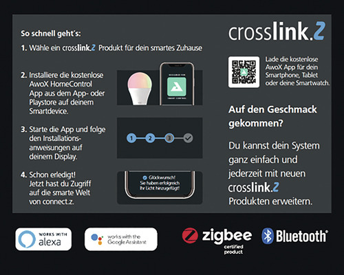 Informationen zur Einrichtung von Crosslink 2 Produkten