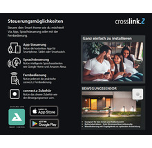 Crosslink.2 Produktinformationen zu Steuerungsmöglichkeiten, Installation und Bewegungssensor