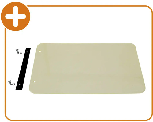 Montageteile und Platte