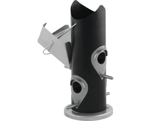 Vogelfutterhaus mit Futterspender und Sitzstangen