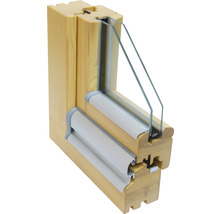 ARON Basic Holzfenster Kiefer lackiert S30 kastanie 750x750 mm DIN Rechts-thumb-2
