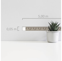 Bordüre mit Ornamentmuster, 5,00 Meter Länge und 0,05 Meter Breite
