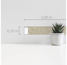 Tapetenbordüre mit Muster, 10 cm hoch und 5 m lang