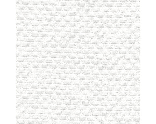 Detailaufnahme eines weißen Textilgewebes mit Wabenstruktur