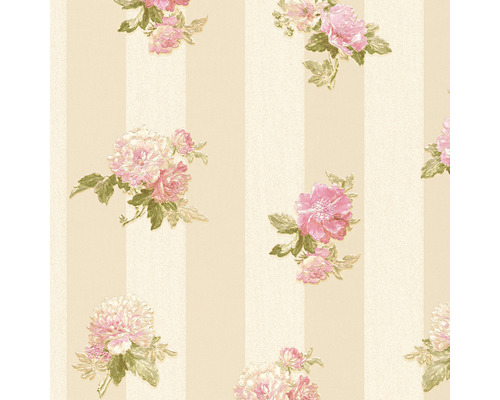 Vliestapete 30447-4 Romantico Blumen rosa