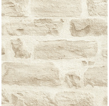 Tapete mit Steinmauer-Motiv
