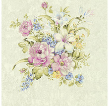 Vliestapete 37225-5 Romantico creme Bouquet rosa-thumb-3