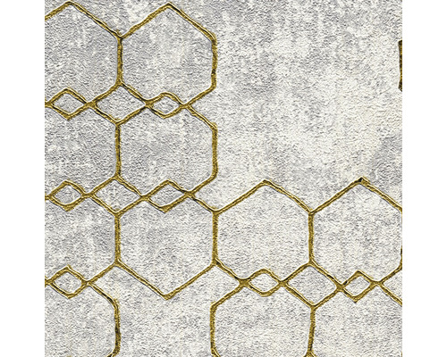 Tapete mit geometrischem Sechseckmuster