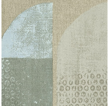 Vliestapete 37531-1 Geo Nordic Grafik blau rot