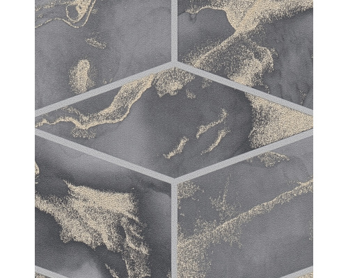 Sechseckige Fliese mit abstraktem Marmormuster