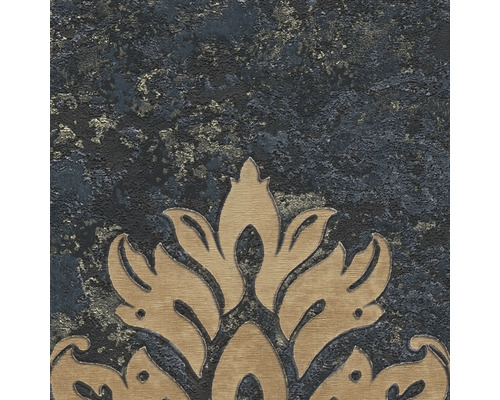 Nahaufnahme einer strukturierten Tapete mit floralem Muster