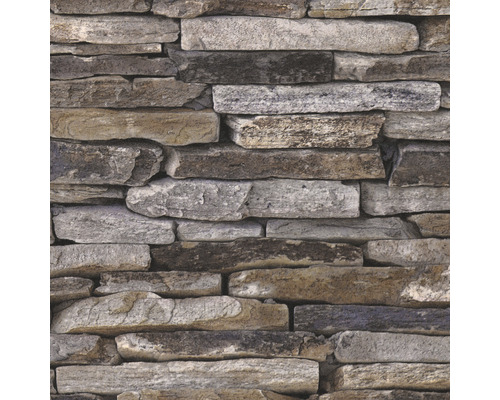 Tapete mit Steinmaueroptik