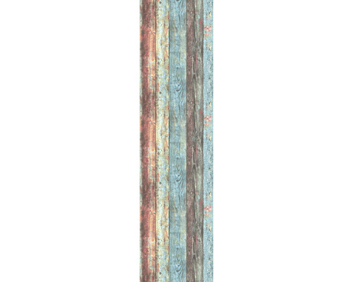 Tapete mit Holzplanken-Motiv