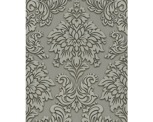Tapete mit floralem Damastmuster