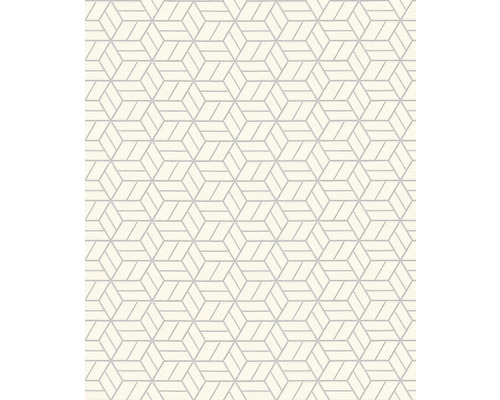 Tapete mit geometrischem Würfelmuster