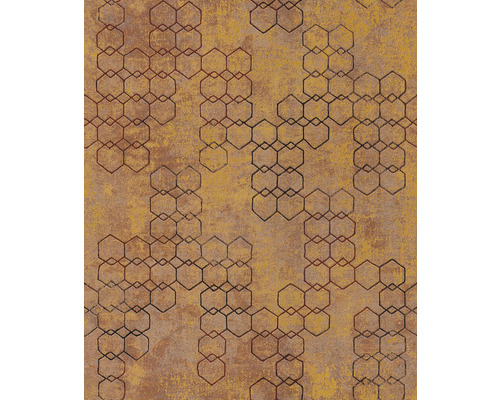 Tapete mit Sechseckmuster