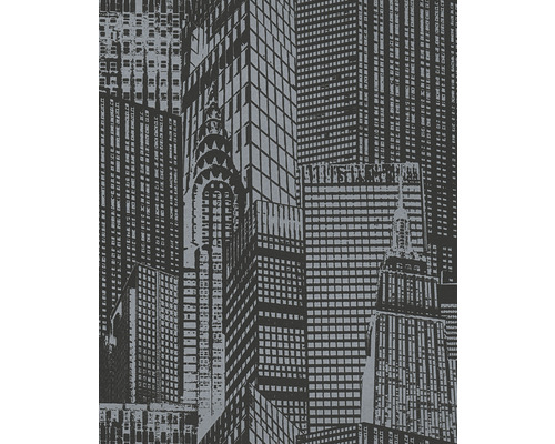 Tapete mit Wolkenkratzermuster
