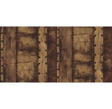Tapete mit Nieten- und Metallplattendesign