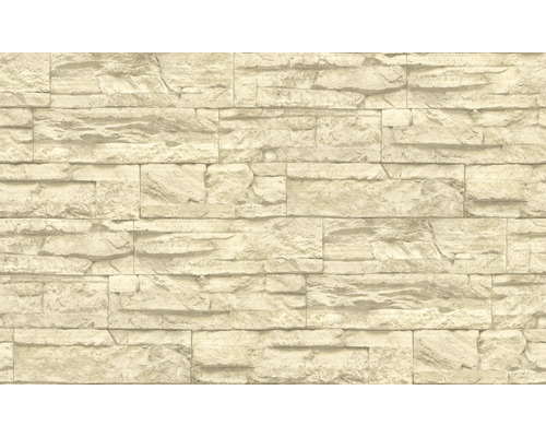 Tapete mit Steinmaueroptik