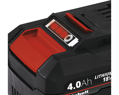 Einhell 4.0 Ah 18V Lithium-Ionen-Akku mit Ladezustandsanzeige