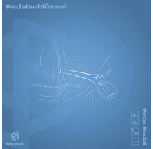 Bike Broz Fahrrad-Pedalschlüssel Pete Pedal-thumb-2