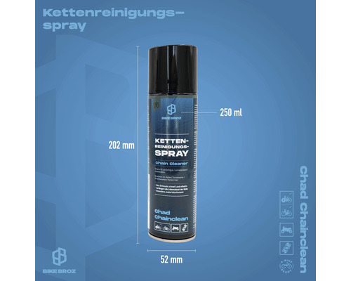 Bike Broz Kettenreinigungsspray, 250 ml