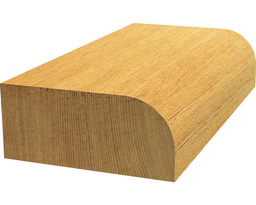 Holzbrett mit abgerundeter Kante